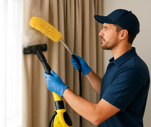 Trusted drapes cleaning technician Matty Curtain Cleaning manly-vale-nsw QLD